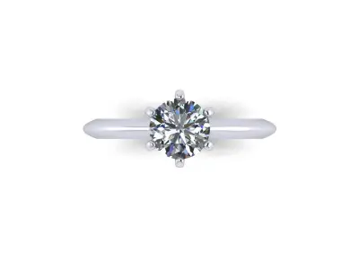 Solitaire Diamond Fashion Ring R8 3D print model purchase