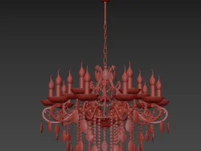 Trento E 1 1 15 G Chandelier 3D model