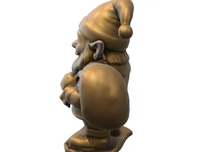 gnome decoration  Low-poly 3D model