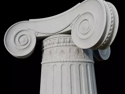 corint column B 3D model