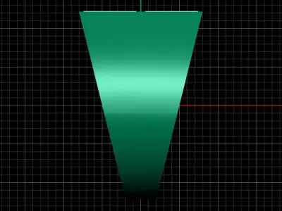 Mens Black Enamel Geometric 16 mm Signet  Ring 7 3D print model