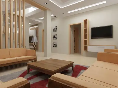 sous sol villa 3D model