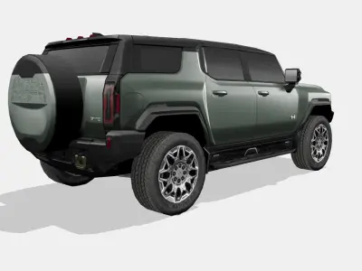 GMC Hummer EV SUV 2024 Low-poly 3D model
