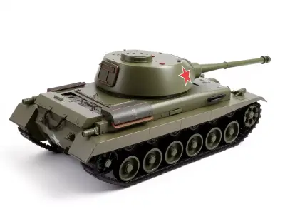 Soviet Battle Tank model pack Low-poly 3D model