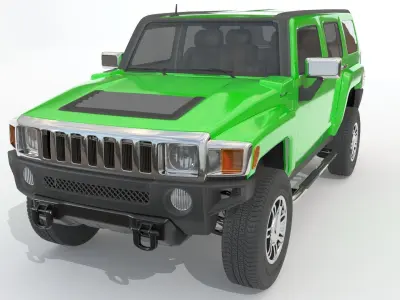 Hummer H3 3D model