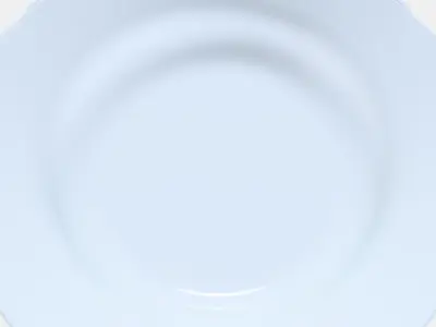 UPPLAGA Deep plate Low-poly 3D model