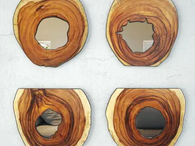 Monkey Pod Mirrors Collection