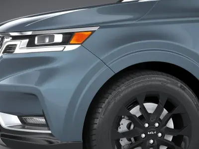 Kia Carnival 2022 3D model