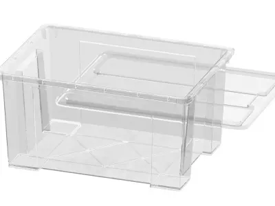 Samla Box Ikea Clear 3D model
