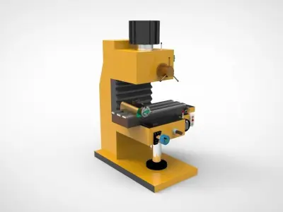 Miling Machine 4 3D model