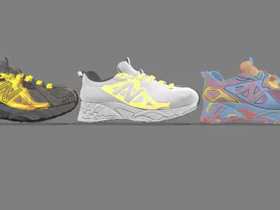NEW BALANCE 610 sneakers 3d model 3D model