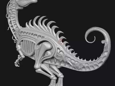 Dinosaur 3D print model