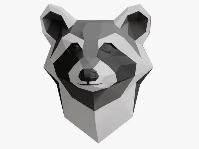 BADGER PAPER HEAD 3D model