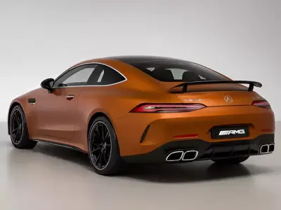 Mercedes AMG GT 4 Door Coupe Low-poly 3D model