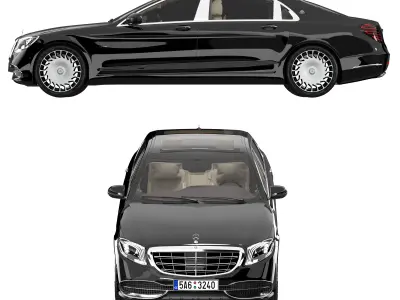 Mercedes Benz  Maybach S650 3D model