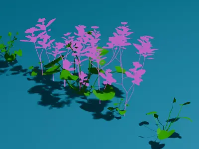 3D Nature Flower  Realistic Floral Design Model 3D model