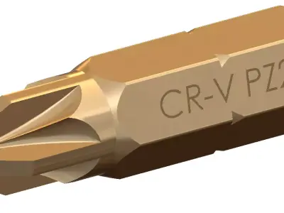 PZ2 Screw Bit 3D print model