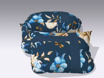 Pillow Low-poly 3D model get