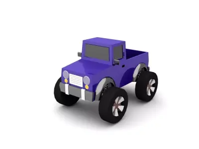 Low Poly Cars car Low-poly 3D model