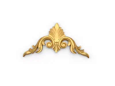 Classic carved decor ornament 383 3D model