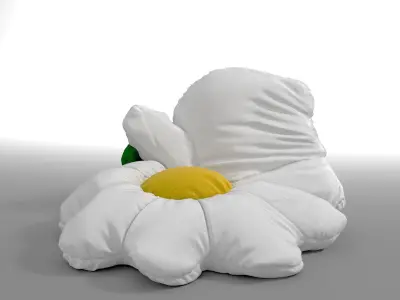 Chamomile bean bag 3D model