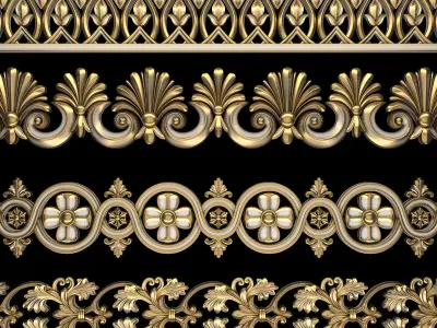Path Ornament Pack 13 3D model