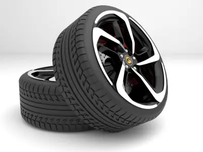 Car Rim Forgiato 3D model