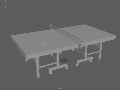 Ping pong table 3D model