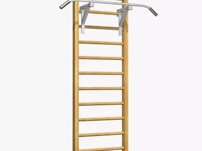 Gymnastic Ladder 3D model