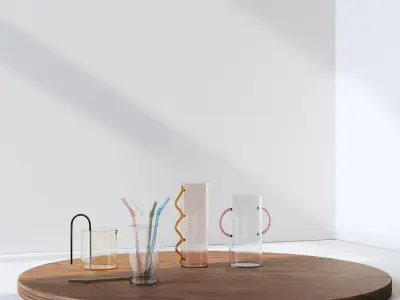 Kitchen decor collection 3D model