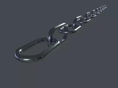 Chain 3D Model Low-poly 3D model