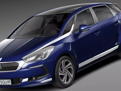 Citroen DS5 2016 3D model