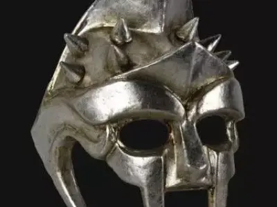 Luxury Gladiatore Mask  Gothic Masquerade STL 3D print model