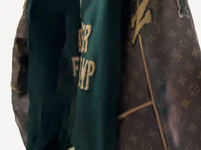 Louis Vuitton Varsity Jacket 3D print model