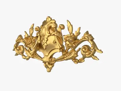 Classic decor ornament 220 3D model