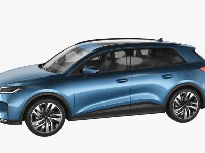 Generic Hybrid SUV 3D model