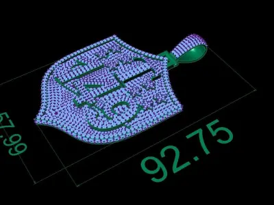 hiphop pendants 3D print model