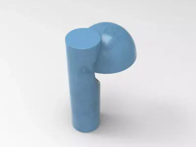 Muer Table Lamp Low-poly 3D model