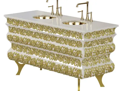 CROCHET I WASHBASIN BY BRABBU 3D model