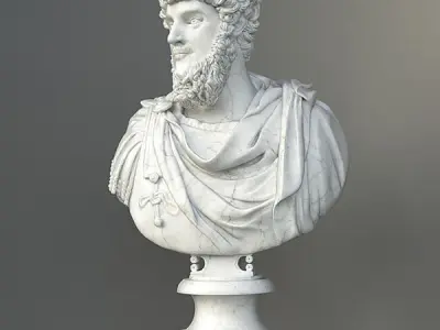 Lucius Verus Emperor Bust 3D model
