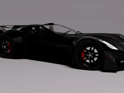 MAD b14 sport car 3D model