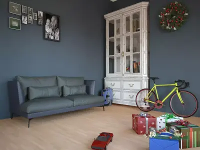 Interior Sofa 32 - For CNC and Interior 3D model