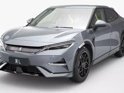 2024 BYD SONG L With Interior 3D model