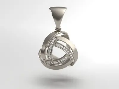 Pendant ball 3D print model