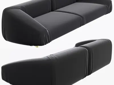 Baxter Fold Sofa 3D model