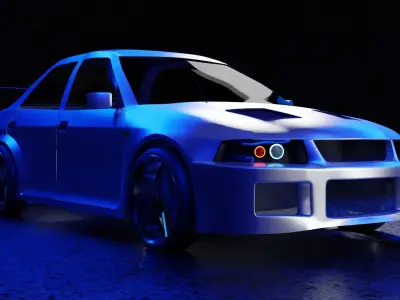Mitsubishi Motors Lancer Evo 6 Model 3D model