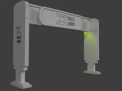  Fair Gate exhibition Event a442a 3D model