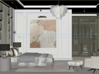 Modern Bedroom 3D model order