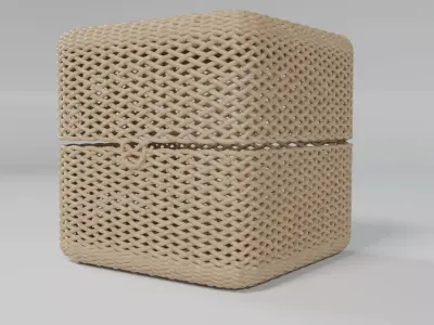 WICKER BASKET19 3D model