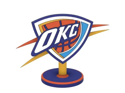 Oklahoma City Thunder NBA 3D print model